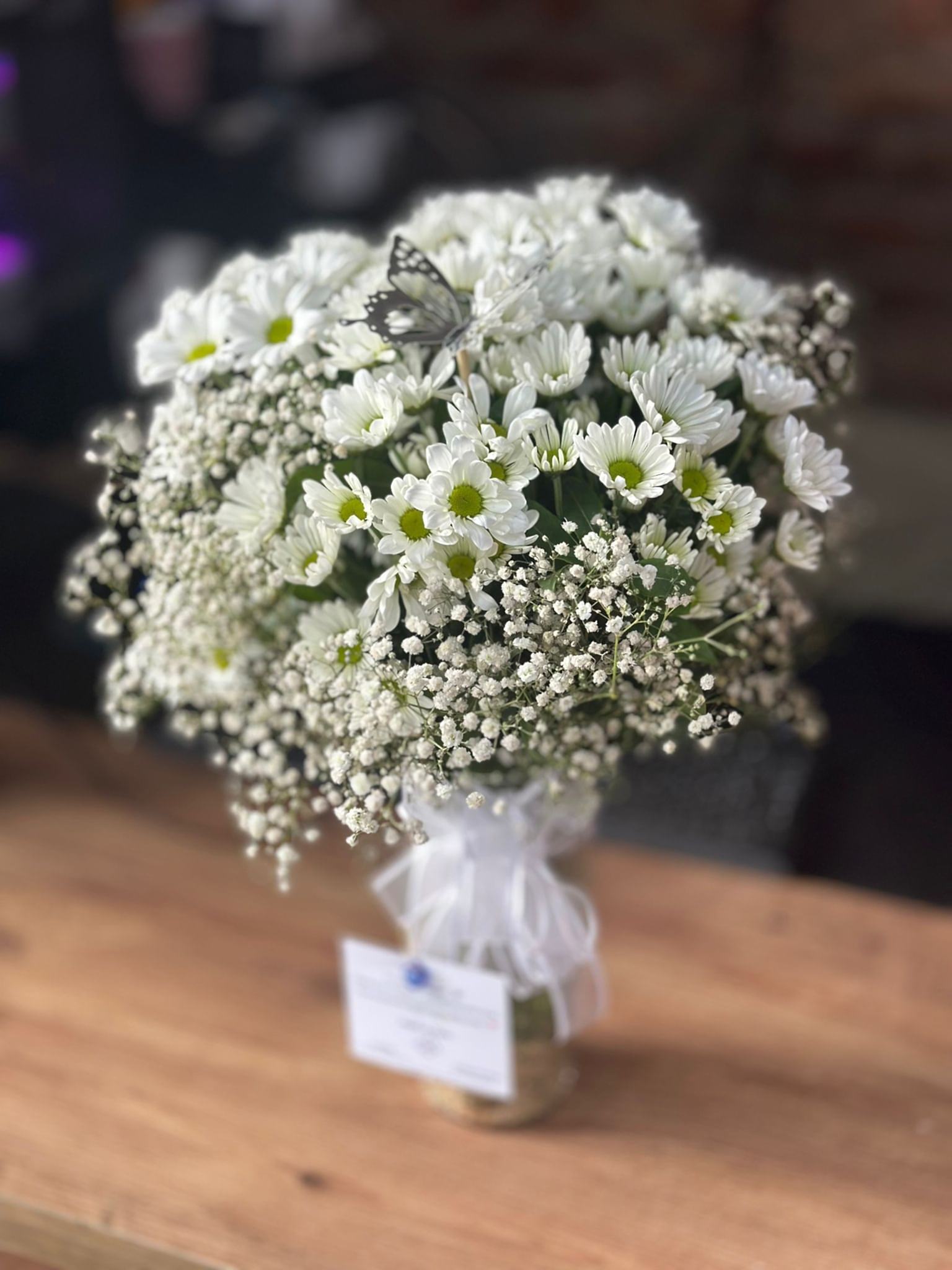 Vazoda Beyaz Papatya